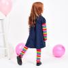 imageVIKITA Toddler Girl Cute Loose Long Sleeve Dress Baby Girls Winter Casual Dresses 18 Years LH5802 4T