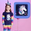 imageVIKITA girls clothes toddler outfits  little kids shirts ampamp leggings winter fashion clothing sets cute birthday giftsMulticolor Blue