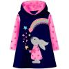 imageVIKITA Girls Dresses Pink Winter Clothes Sparkling Long Sleeve Hoodie for Little Kids 212 Years Valentines Day GiftsPink