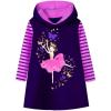 imageVIKITA Girls Dresses Pink Winter Clothes Sparkling Long Sleeve Hoodie for Little Kids 212 Years Valentines Day GiftsPurple