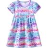 imageVIKITA Summer Girls Dresses Short Sleeve Casual Toddler Girl Clothes Schoold Outfits for KidsBsh5819