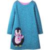 imageVIKITA Toddler Girls Dresses Christmas Long Sleeve Girl Dress for Kids 38 Years JM7735 8T