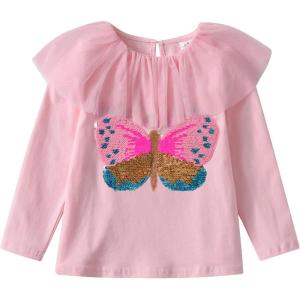 imageVIKITA Girls Shirts Winter Long Sleeve Shirts Casual Tops for Girls 212 Years