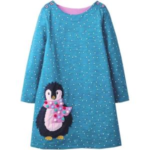 imageVIKITA Toddler Girls Dresses Christmas Long Sleeve Girl Dress for Kids 38 Years JM7735 8T