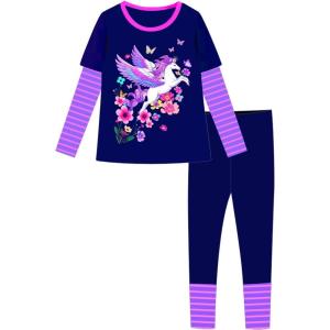 imageVIKITA girls clothes toddler outfits  little kids shirts ampamp leggings winter fashion clothing sets cute birthday giftsBlue Purple