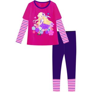 imageVIKITA girls clothes toddler outfits  little kids shirts ampamp leggings winter fashion clothing sets cute birthday giftsPink Blue