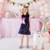 imageVIKITA Girls Dresses for Winter Long Sleeve Toddler Girls Clothes Party Casual Dresses for Little Girls312 YearsSmk7220