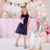 imageVIKITA Girls Dresses for Winter Long Sleeve Toddler Girls Clothes Party Casual Dresses for Little Girls312 YearsSmk7220