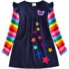 imageVIKITA Kid Girl Embroidery Dress Long Sleeve LH5808 6T