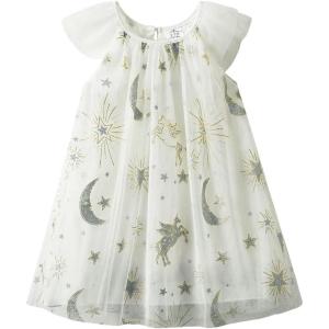 imageVIKITA Girls Dresses Toddler Outfits  Little Kids Summer Fashion Navy Clothes Birthday Gifts SH4411 7T