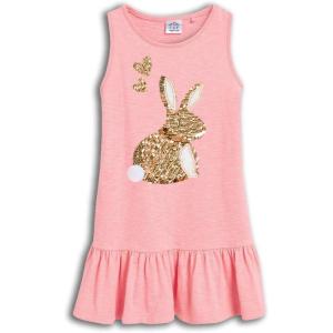 imageVIKITA Girls Summer Sequin Bunny Rabbit Pink Dresses Sleeveless Casual Dress SH0330M 4T