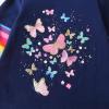 imageVIKITA Girls Long Sleeve TShirts Winter Tops for Kids 312 Years Cotton Casual Print ShirtsBlue
