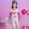 imageVIKITA Girls Long Sleeve TShirts Winter Tops for Kids 312 Years Cotton Casual Print ShirtsPink