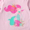imageVIKITA Girls Long Sleeve TShirts Winter Tops for Kids 312 Years Cotton Casual Print ShirtsPink