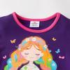 imageVIKITA Girls Long Sleeve TShirts Winter Tops for Kids 312 Years Cotton Casual Print ShirtsPurple