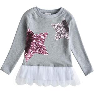 imageVIKITA Girls Shirts Winter Long Sleeve Casual Tops for 212 Years Girls L3977