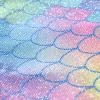 imageVIKITA Girls Rainbow Mermaid Tutu Dress Long Sleeve Sparkling Scales Party Tulle Princess Dresses for 310 YearsGreen