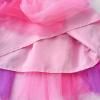 imageVIKITA Girls Rainbow Mermaid Tutu Dress Long Sleeve Sparkling Scales Party Tulle Princess Dresses for 310 YearsPink