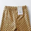 imageVIKITA Girls Soft Stretchy Leggings Sparkly Active Workout Pants for Toddler Kids Colorful Pattern Ages 212Gold