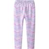 imageVIKITA Girls Soft Stretchy Leggings Sparkly Active Workout Pants for Toddler Kids Colorful Pattern Ages 212Lilac