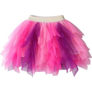 imageVIKITA Girls Layered Tutu Skirt Party Tulle Skirts Princess Dress Birthday OutfitRosesk278