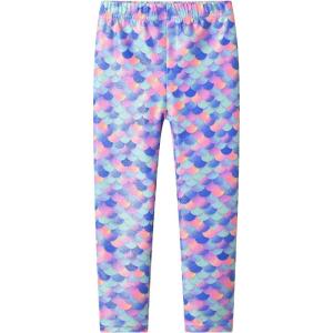 imageVIKITA Girls Soft Stretchy Leggings Sparkly Active Workout Pants for Toddler Kids Colorful Pattern Ages 212Violet