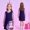 imageVIKITA Toddler Girls Dresses Winter Long Sleeve Girl Casual Clohtes for Kids 212 Years Xmas GiftAlh7676