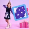 imageVIKITA Toddler Girls Dresses Winter Long Sleeve Girl Casual Clohtes for Kids 212 Years Xmas GiftAlh7677