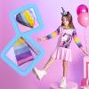 imageVIKITA Toddler Girls Dresses Winter Hoodie Clothes Colorful Sequins Long Sleeve Cotton Sweatshirt for Little Kids 38 YearsAlh7619