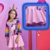 imageVIKITA Toddler Girls Dresses Winter Hoodie Clothes Colorful Sequins Long Sleeve Cotton Sweatshirt for Little Kids 38 YearsAlh7619