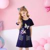 imageVIKITA Girls Casual Dresses Summer Girls Clothes Short Sleeve Toddler Cotton DressesSH4779 45Y
