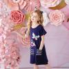imageVIKITA Girls Casual Dresses Summer Girls Clothes Short Sleeve Toddler Cotton DressesSH4779 45Y