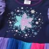 imageVIKITA Girls Dresses Winter Long Sleeve Party Birthday Tulle Dresses for 312 YearsBlue