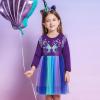 imageVIKITA Girls Dresses Winter Long Sleeve Party Birthday Tulle Dresses for 312 YearsPurple