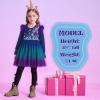 imageVIKITA Girls Dresses Winter Party Tutu Dress for 212 Years KidsGreen Blue