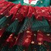 imageVIKITA Girls Dresses Winter Long Sleeve Birthday Party Tutu Dresses for Girls 312 YearsGreen Red