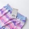imageVIKITA Girls Stretch Leggings Shiny Scales Printed Tight Pants Fancy Colored for Birthday Party Halloween 212 YearsMulticolored Rainbowf5315
