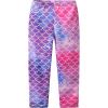 imageVIKITA Girls Stretch Leggings Shiny Scales Printed Tight Pants Fancy Colored for Birthday Party Halloween 212 YearsNew Purple Mermaidf5308