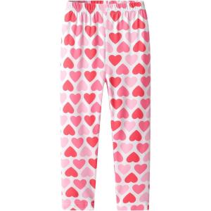 imageVIKITA Girls Stretch Leggings Shiny Scales Printed Tight Pants Fancy Colored for Birthday Party Halloween 212 YearsSweetheartf5320