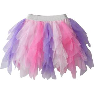 imageVIKITA Girls Layered Tutu Skirt Party Tulle Skirts Princess Dress Birthday OutfitPinksk282