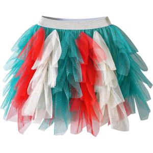 imageVIKITA Girls Layered Tutu Skirt Party Tulle Skirts Princess Dress Birthday OutfitXmaxsk281