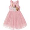 imageVIKITA Toddler Girls Dresses Summer Sleeveless Polyester Tutu Dresses for Girls 312 YearsAsh4864