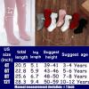 image:imageVIKITA Girls Ribbed Tights with Bow  Soft Daily Knitted LeggingsRed