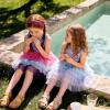 image:imageVIKITA Girls Sleeveless Princess Tutu Dress for Summer Parties amp Special Occasions for Kids 312 YearsBlue