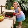 image:imageVIKITA Girls Sleeveless Princess Tutu Dress for Summer Parties amp Special Occasions for Kids 312 YearsGreen