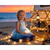 image:imageVIKITA Girls Sleeveless Princess Tutu Dress for Summer Parties amp Special Occasions for Kids 312 YearsLight Blue