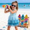 image:imageVIKITA Girls Sleeveless Princess Tutu Dress for Summer Parties amp Special Occasions for Kids 312 YearsLight Blue