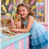 image:imageVIKITA Girls Sleeveless Princess Tutu Dress for Summer Parties amp Special Occasions for Kids 312 YearsLight Blue