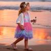image:imageVIKITA Girls Sleeveless Princess Tutu Dress for Summer Parties amp Special Occasions for Kids 312 YearsPink