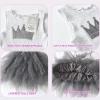 image:imageVIKITA Girls Summer Sleeveless Princess Tutu Dress for Birthday Party Wedding Flower Girl amp Celebrations Kids 310 YearsGray